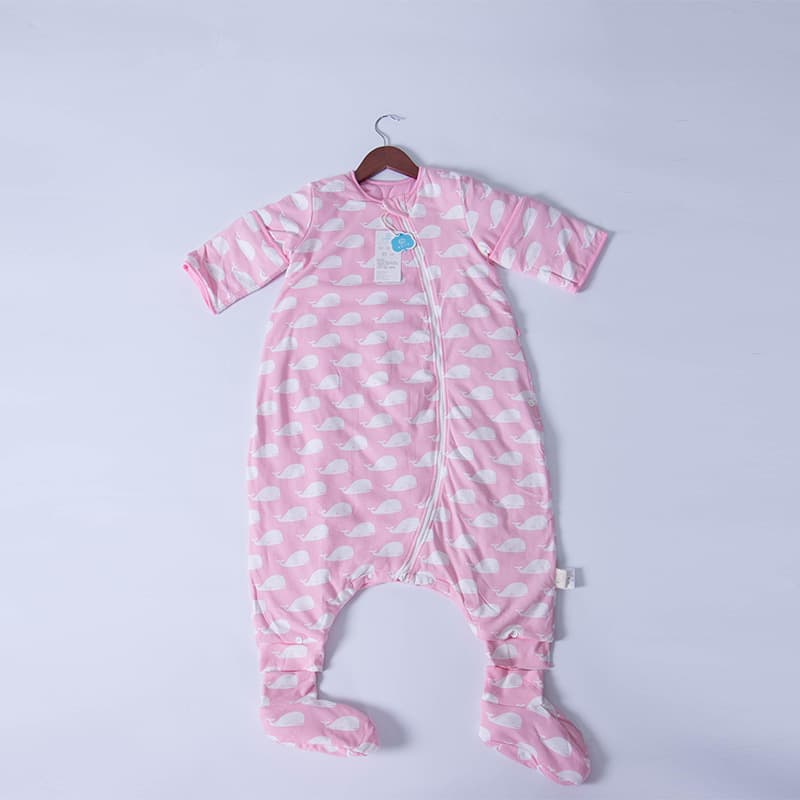 Pink whale | Detachable split-leg sleeping bag