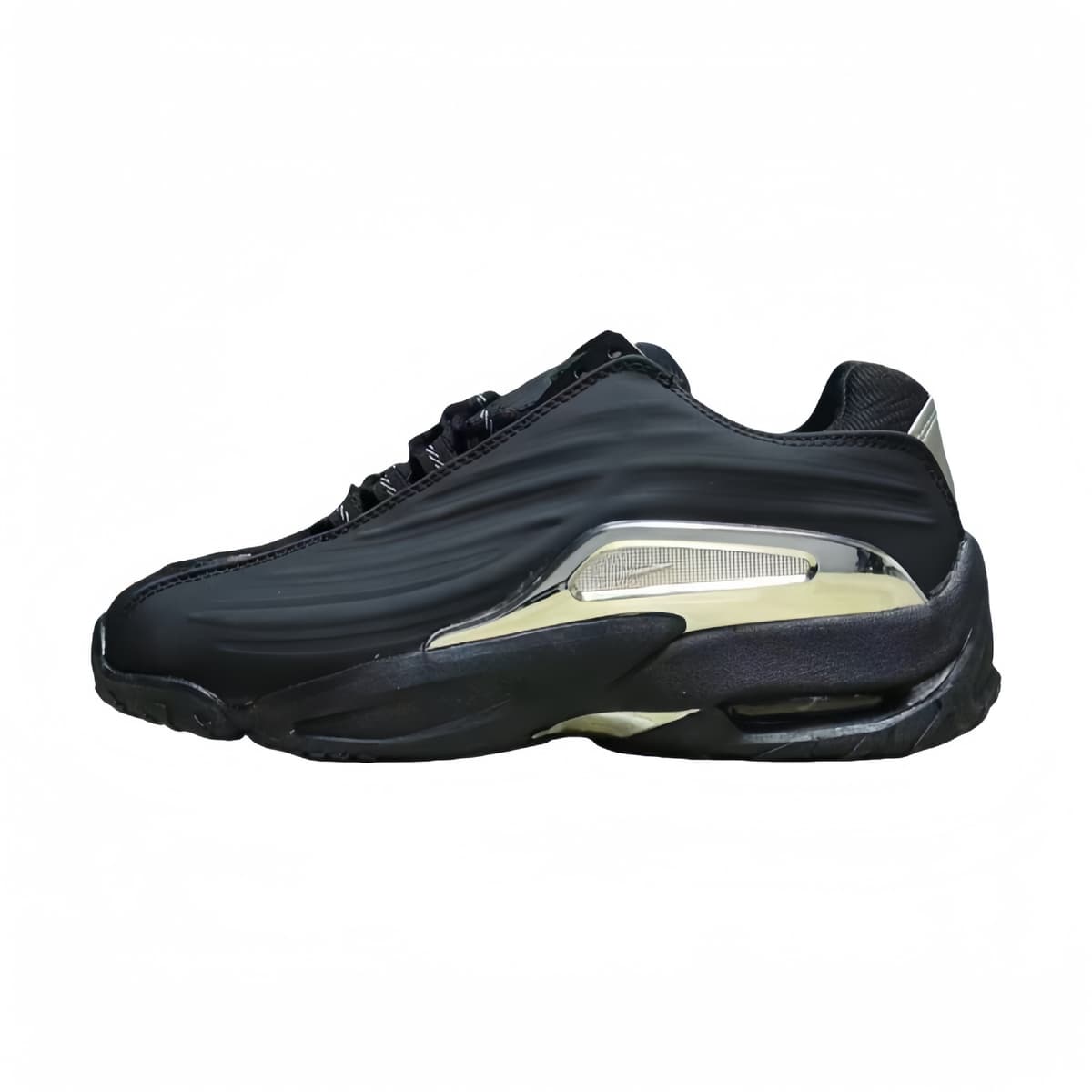 Duck shoes--black with silver trim