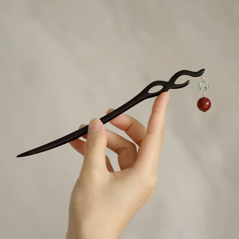 Window cinnabar pendant [natural ebony]