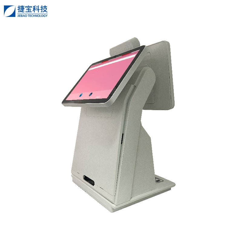 Jiebao Orijinal Android İki Ekranlı Ödəniş Terminalı: NFC, Üz Tanıma, Korporativ və Məktəb Kantinləri üçün 5