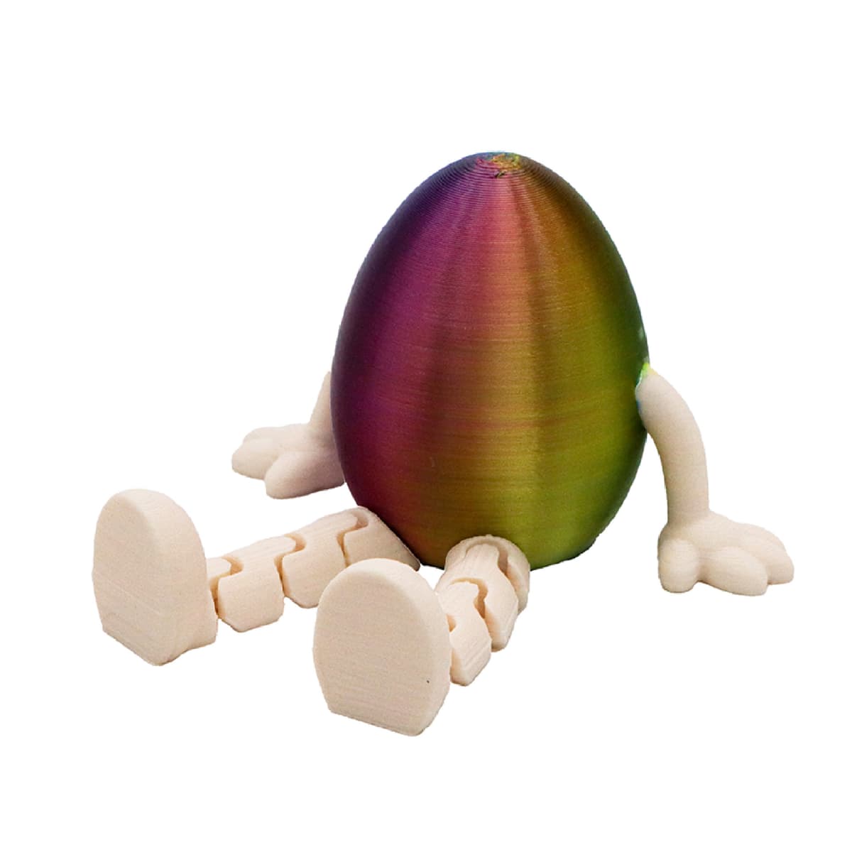 Round egg—colorful