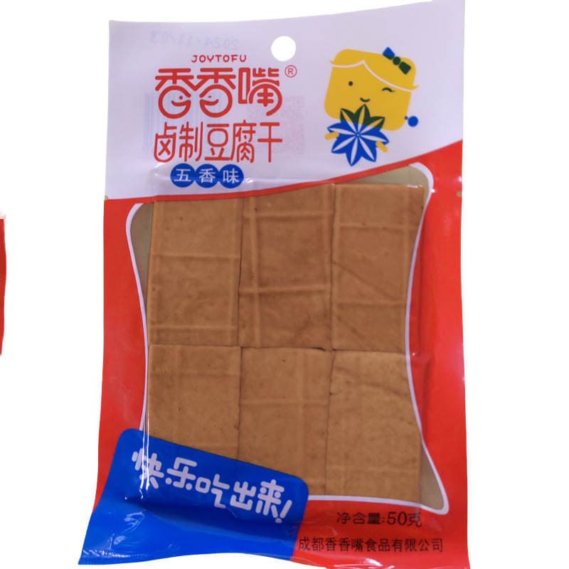 Xiangxiangzui 50g marinated dried bean curd with spicy flavor and five-flavor snack 2