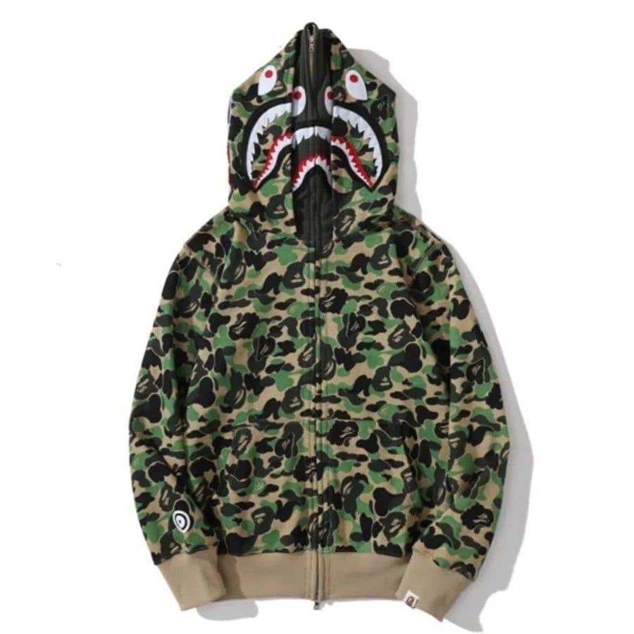 6770 camouflage green double hat
