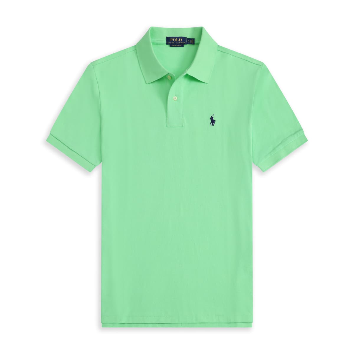 Light green blue label