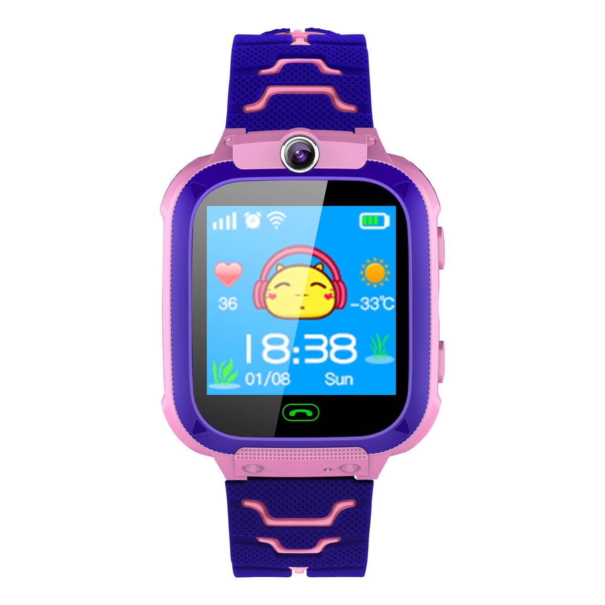 Q12B English is not waterproof (pink)