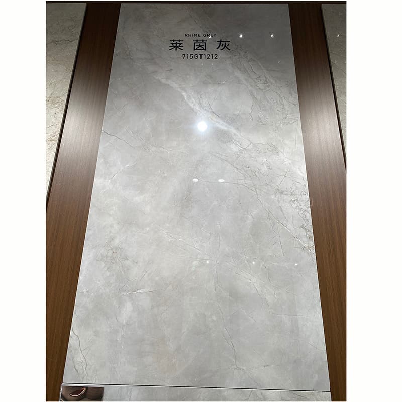 {in stock, made in foshan, guangdong} high-gloss porcelain tile, 3c certified, g-rhine grey