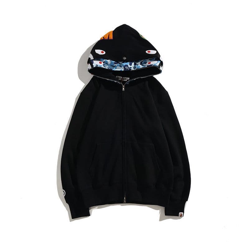 Black outside and blue inside double hat