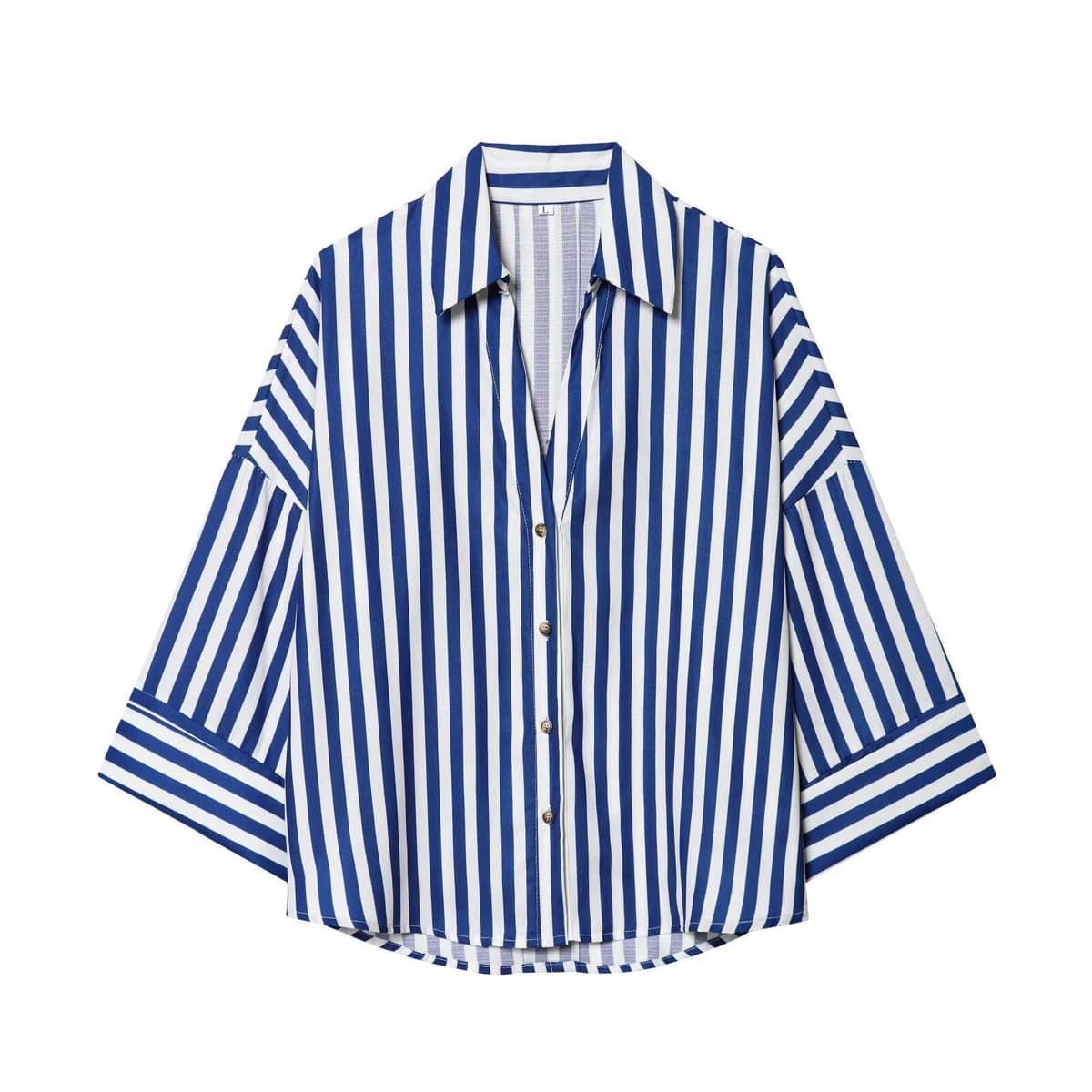 Dark blue wide stripes