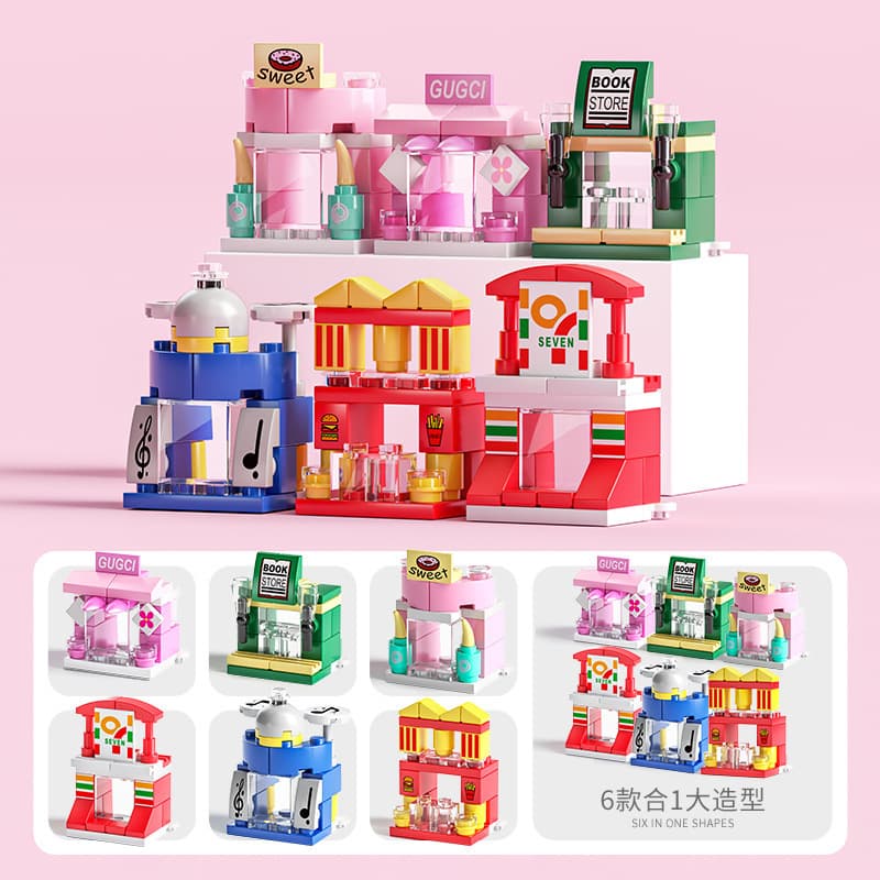 6 in 1 Mini Street View 137PCs