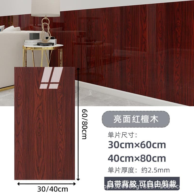 Glossy red sandalwood
