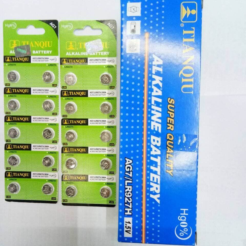 Tianqiu Ag7 Battery Lr927 Battery Ag7 Button Battery Lr927 Digital 1.55V Battery Wholesale 1