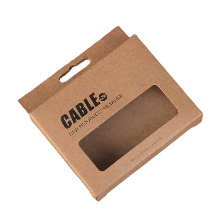 Data cable packaging V8 LeTV mobile phone charging cable box blank data cable packaging Window data cable carton 5