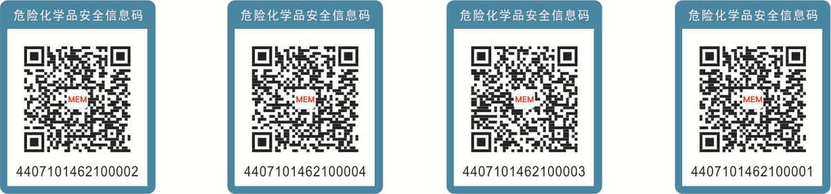 Təhlükəli Kimyəvi Maddələr üçün QR Kod Etiketi 4