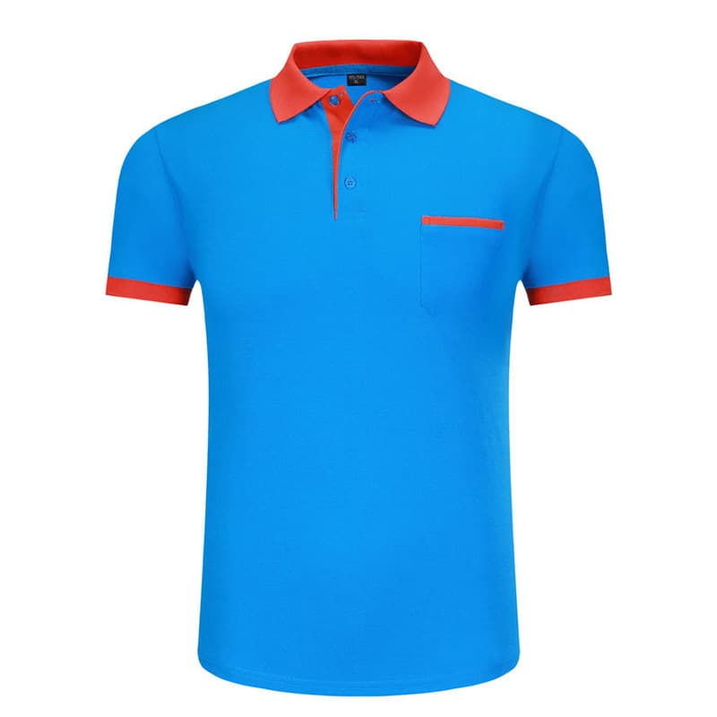 Kong orchid orange (short-sleeved pockets with collar)