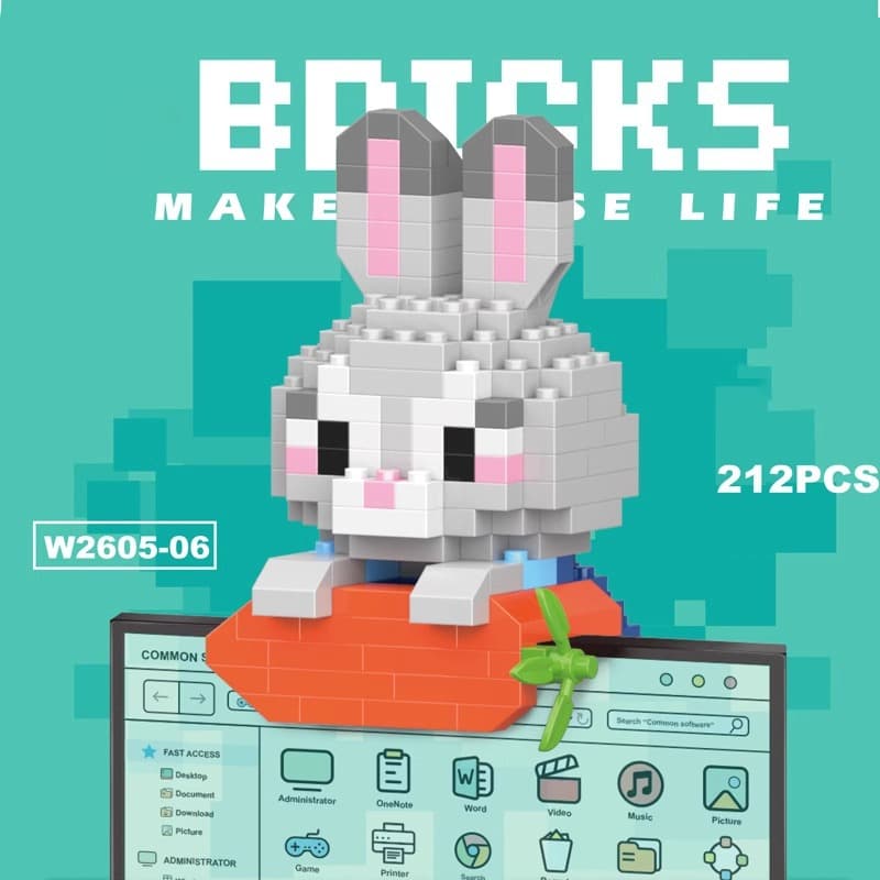 -54 pendant zhu zhu rabbit