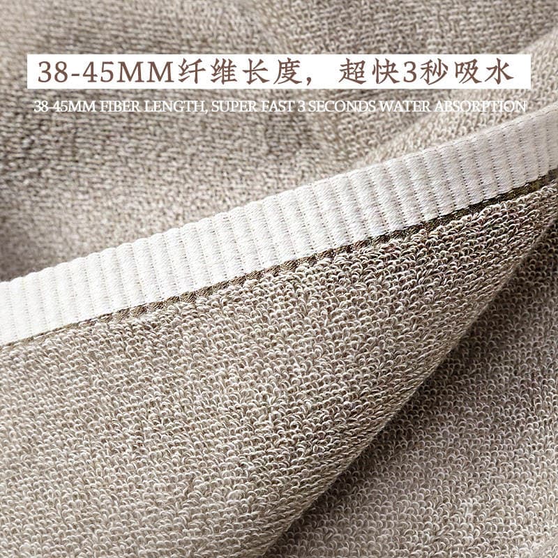 Yuanmeng təmiz pambıq dəsmal, uzun lifli pambıq, hamam, üz və kvadrat dəsmal, ev və tələbələr üçün. 4