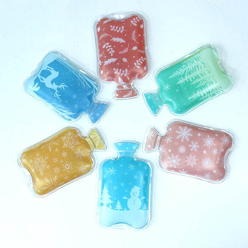 Customized Multi-Style Cartoon Hand Warmers Winter Gifts Metal Sheet Self-Heating Christmas Series Break-By-Break Heat Recyclable 5