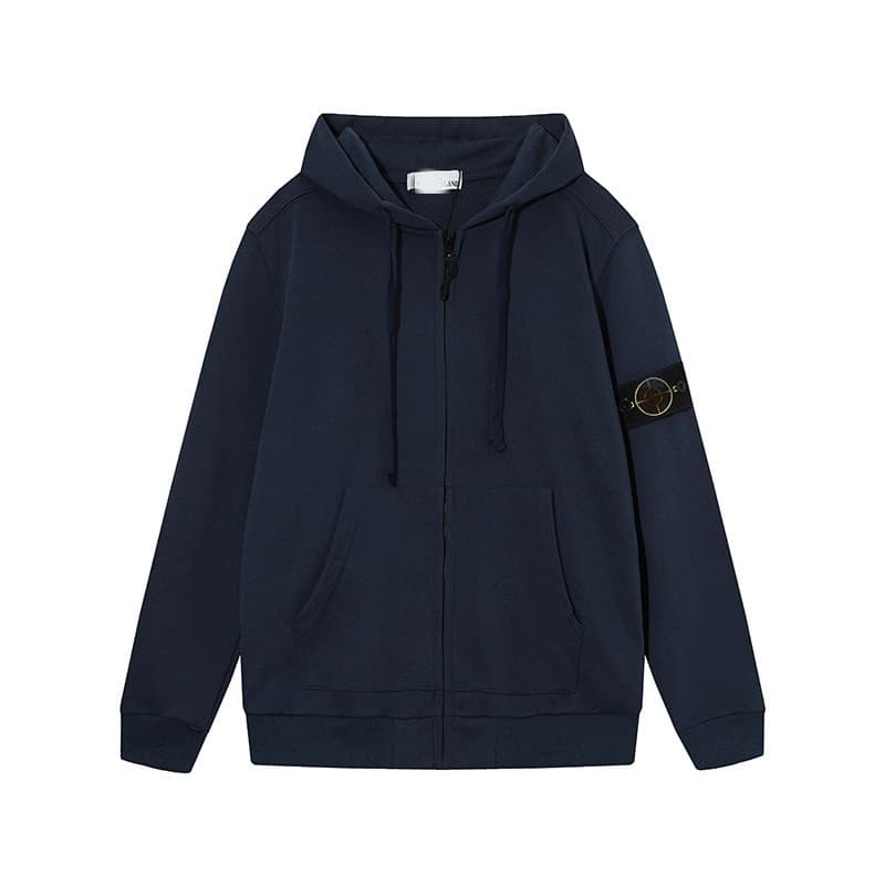 298 navy blue terry
