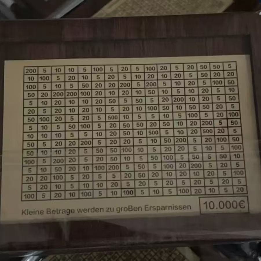 [sticker style] piggy bank 10000+1 plan pen