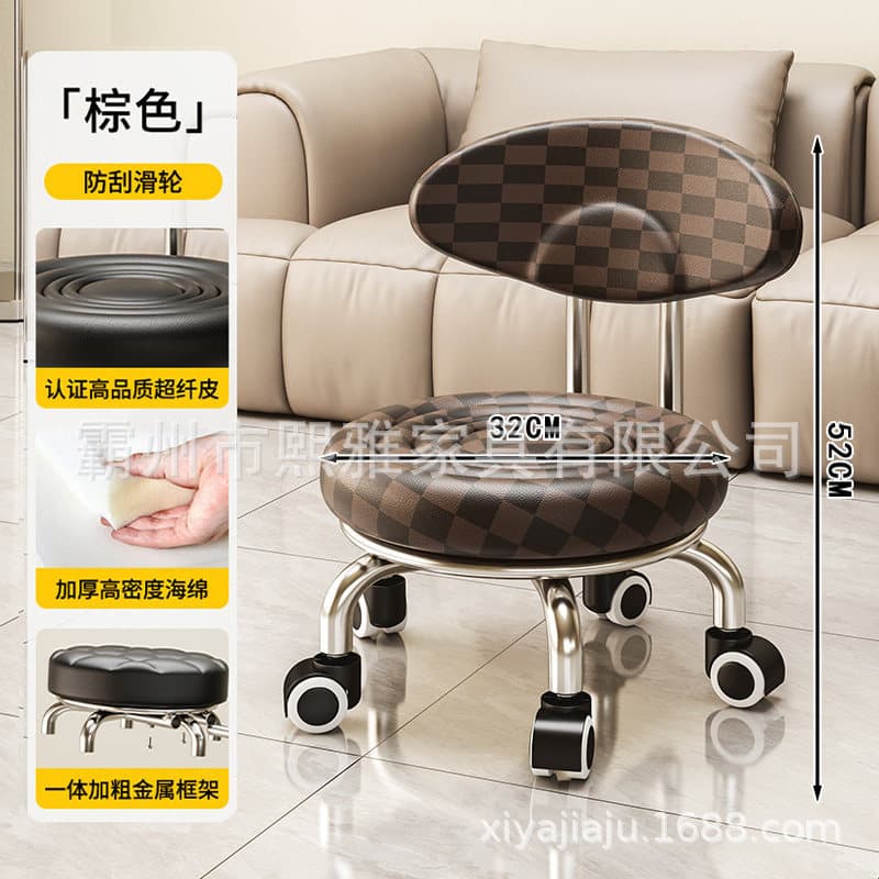Water ripple style ordinary wheel (brown)