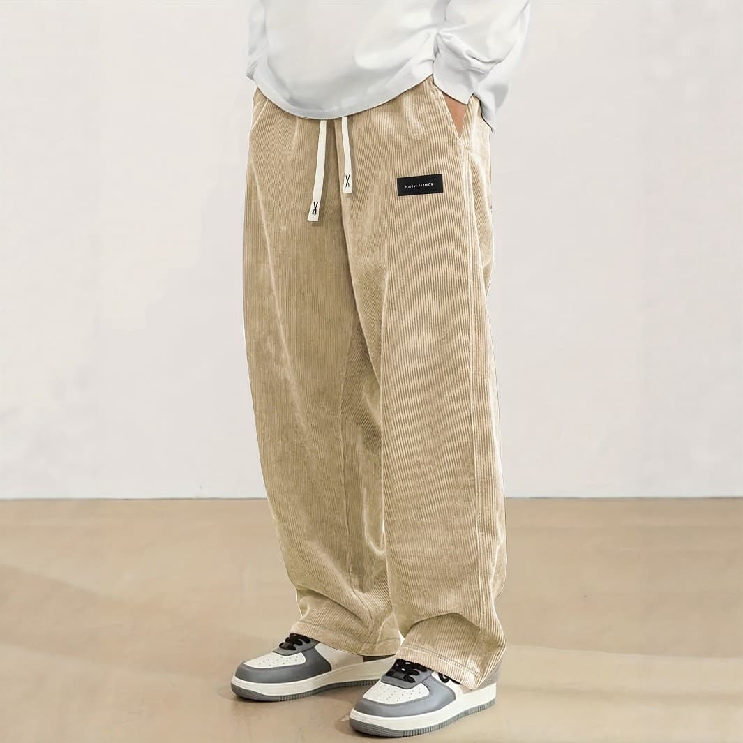[fitted straight] khaki