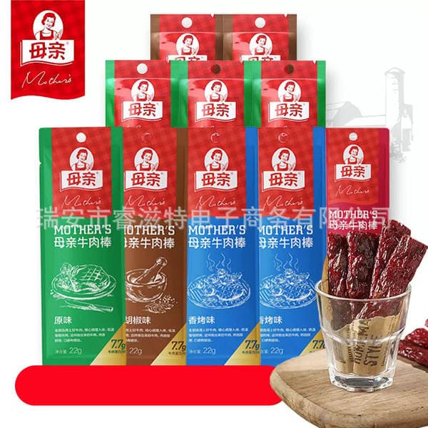 Mother's Beef Sticks 22g Snack Ready-To-Eat Beef Jerky Mother's Brand Beef Sticks Wholesale