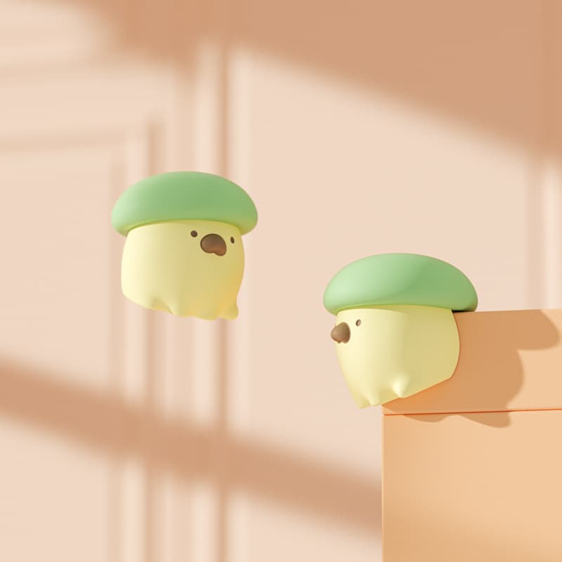 Mushroom horn green