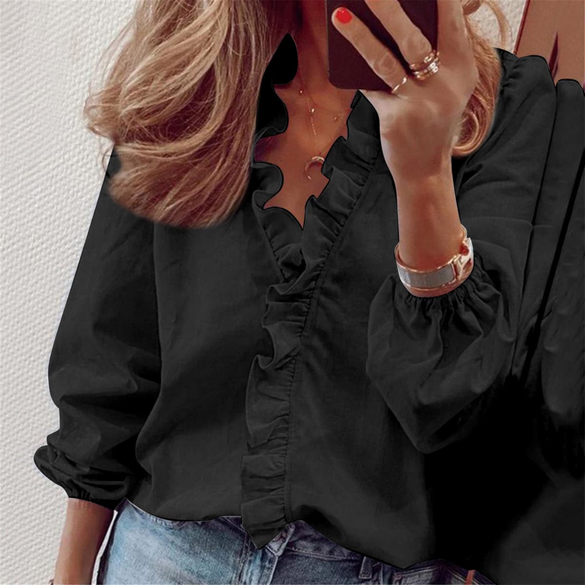 Long sleeves - black