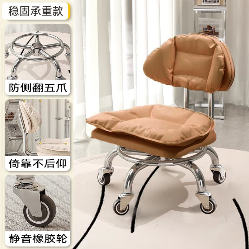 Electroplated five claws: xiaoyunduo caramel [with] silent rubber wheel