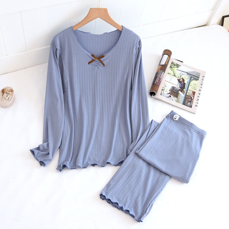 Modal Pit Pullover Blue