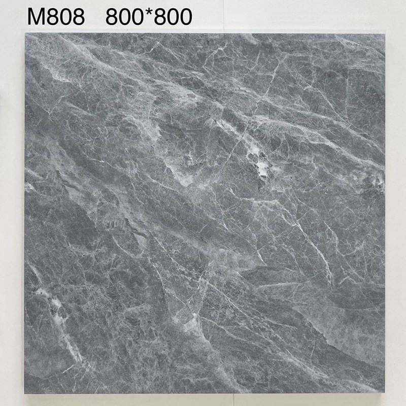 Foshan tile floor tile 800x800 living room bedroom whole marble gray floor tile non-slip tile wholesale 4