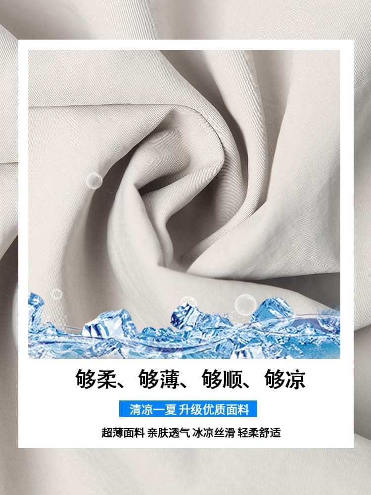 Women's quick-dry sports shorts for summer 2026, new style for petite women, ice silk high-waisted loose-fitting five-point cargo wide-leg pants 3