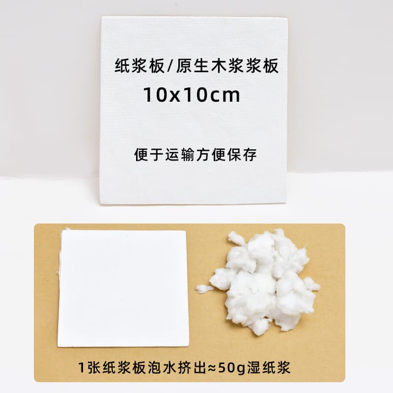 Pulp board 10 x10cm(1 piece)