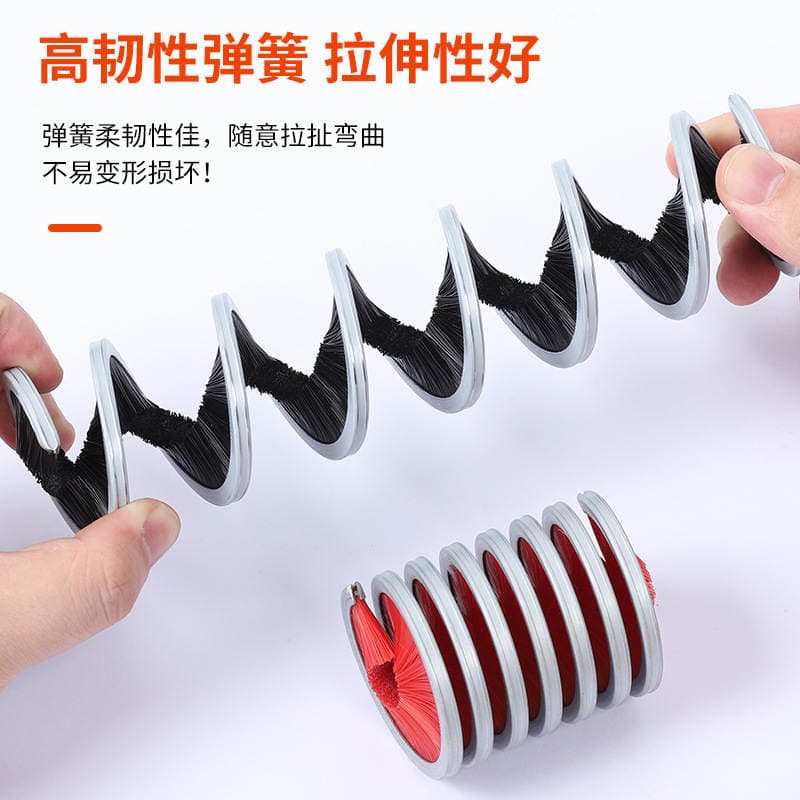Customized Internal Winding Spring Brush with High Toughness for Decontamination, Rust Removal, Polishing, and Cleaning; Nylon/Copper-Plated/Stainless Steel 3