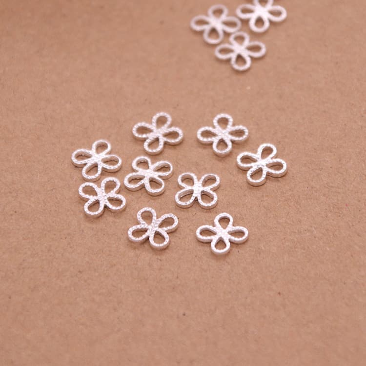 Four-ring pendant silver