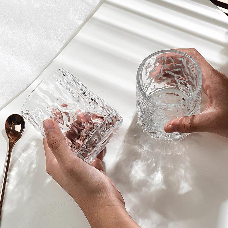 6-Pack Thickeneded Heat-Resistant Glass Household Transparent Drinking Cup Tea Cup Milk Juice Beer Cup Set 3