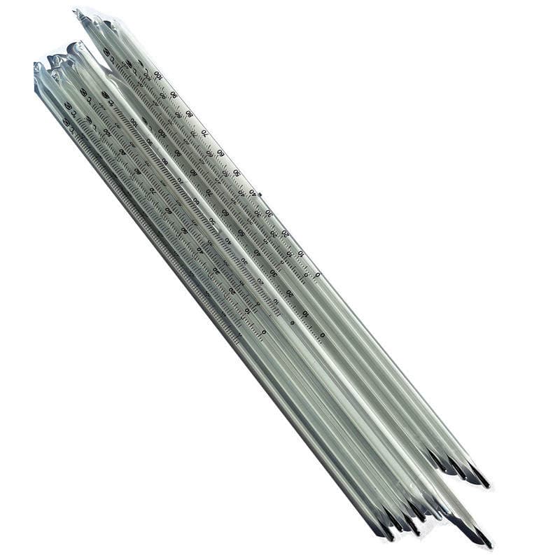 Mercury Thermometer Glass Rod Thermometer 30Cm0-50/100/200/White Mercury Temperature Measuring Rod 300/360 Degrees 3