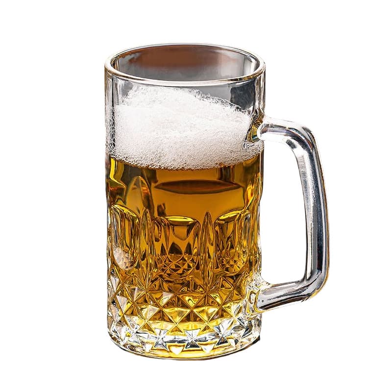 [customizable logo] star diamond beer mug 500m