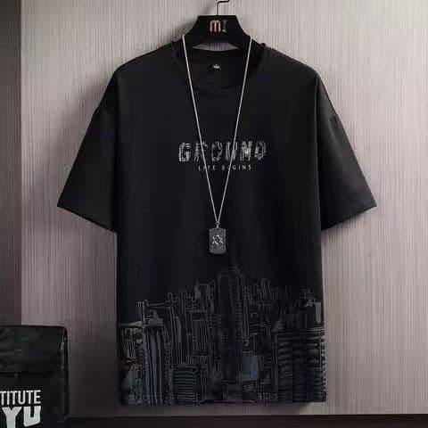 Urban short sleeve t black