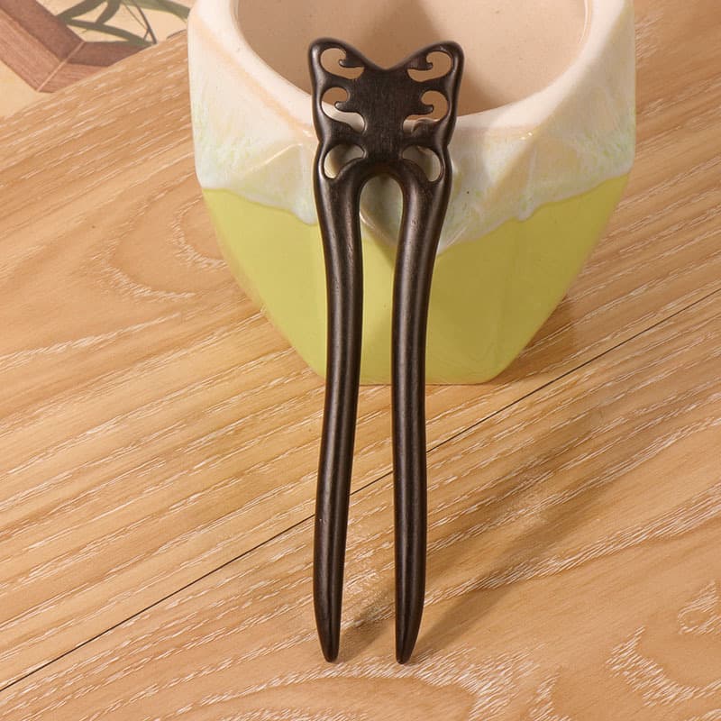 Purple sandalwood u hairpin--11 styles (13cm)