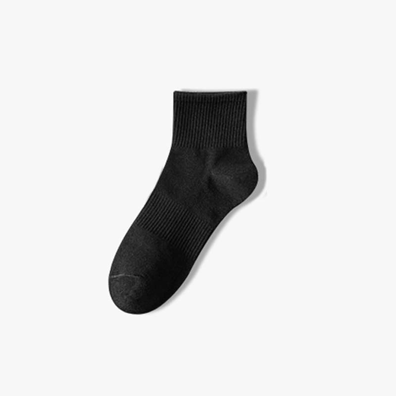 Black mid-calf socks