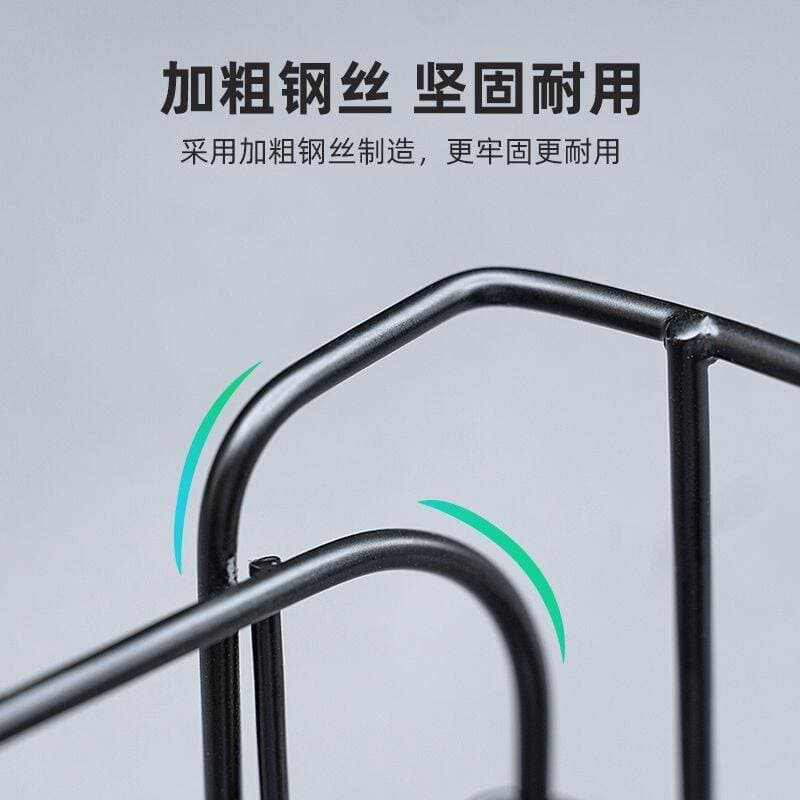 Foldable Rear Bicycle Basket, Mountain Electric Bike Rear Rack Basket, Universal Vegetable Basket, Foldable Bike Basket 4