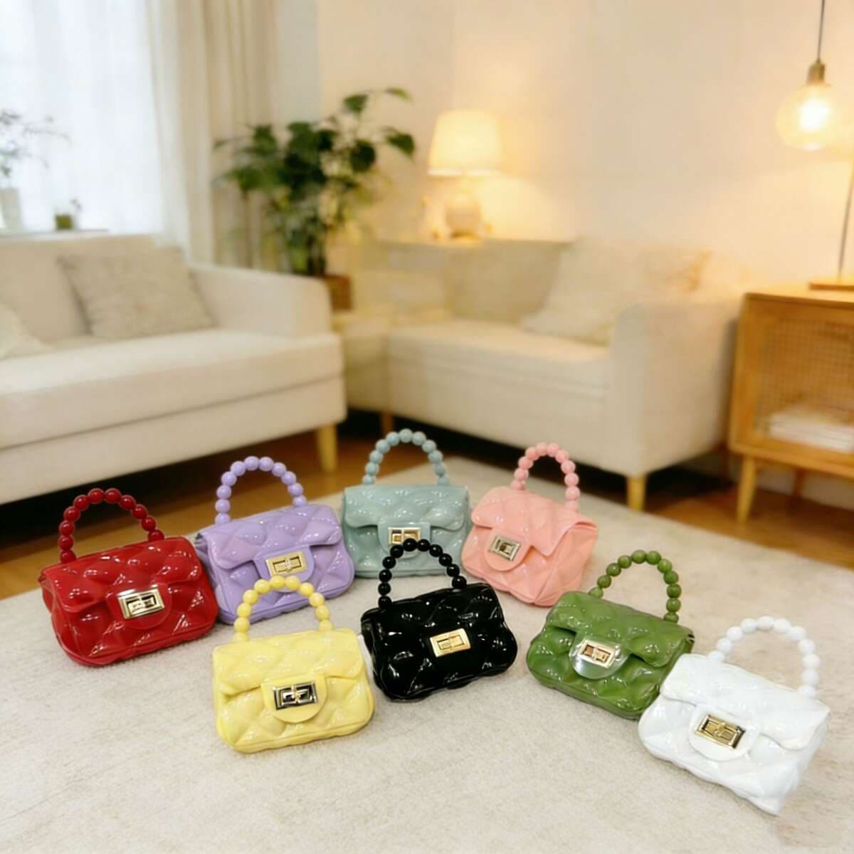 2026 New Cross-Border Hot-Selling Jelly Bag, Mini Handbag, Children's Small Bag, Internet Celebrity Girls' Cute Small Crossbody Bag 2