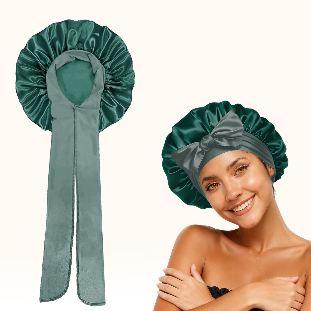 Malachite green - extra large crisscross style 42cm - opp bag packaging