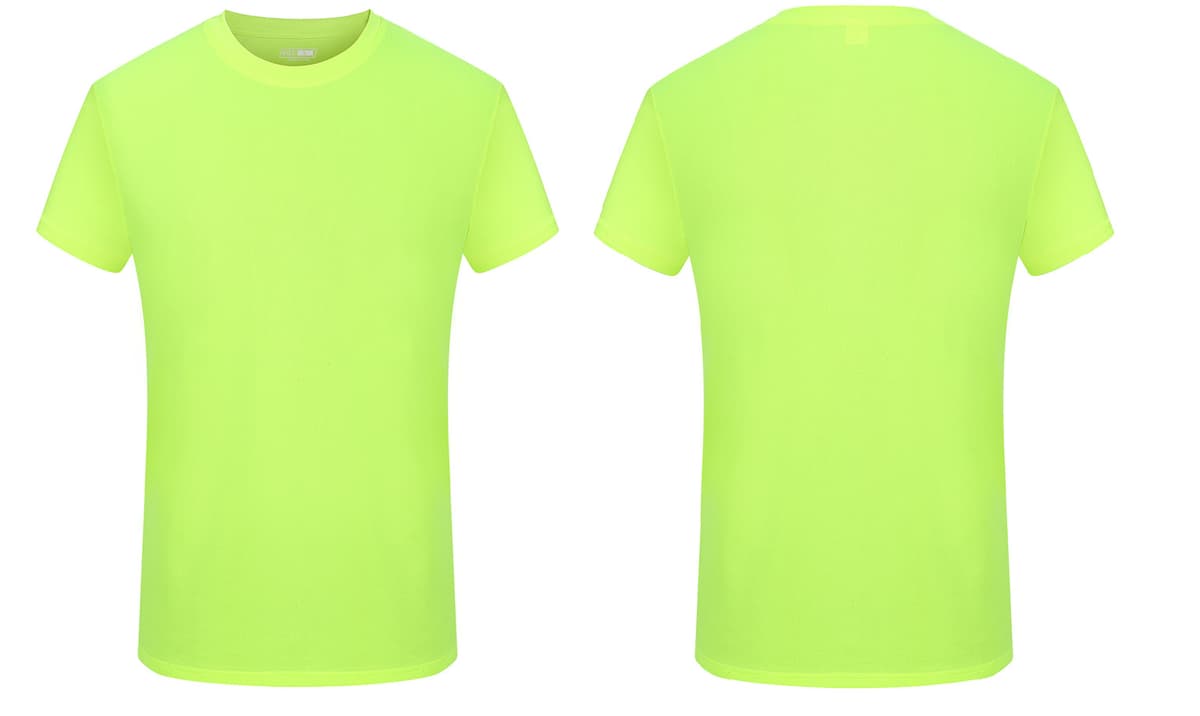 Fluorescent green (1a01) 100% polyester fiber