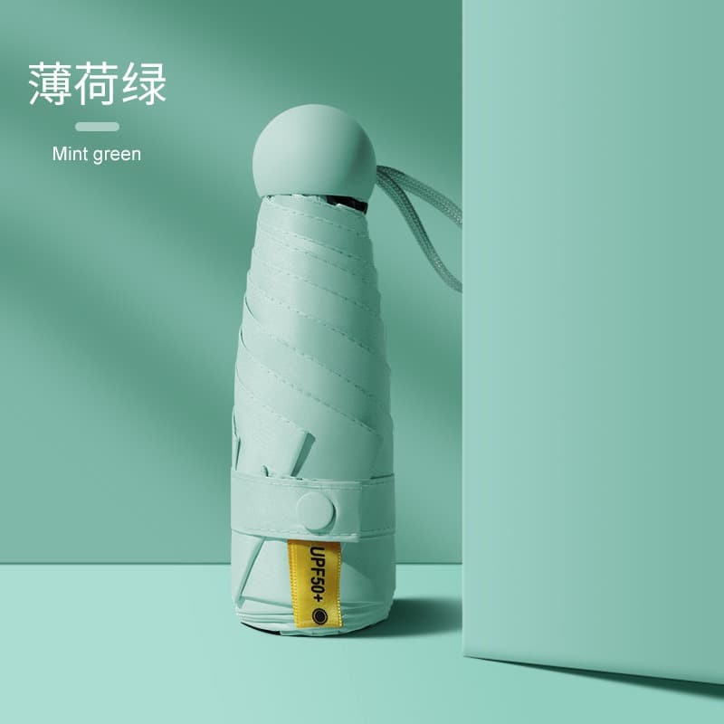 50% off six-bone round handle-mint green