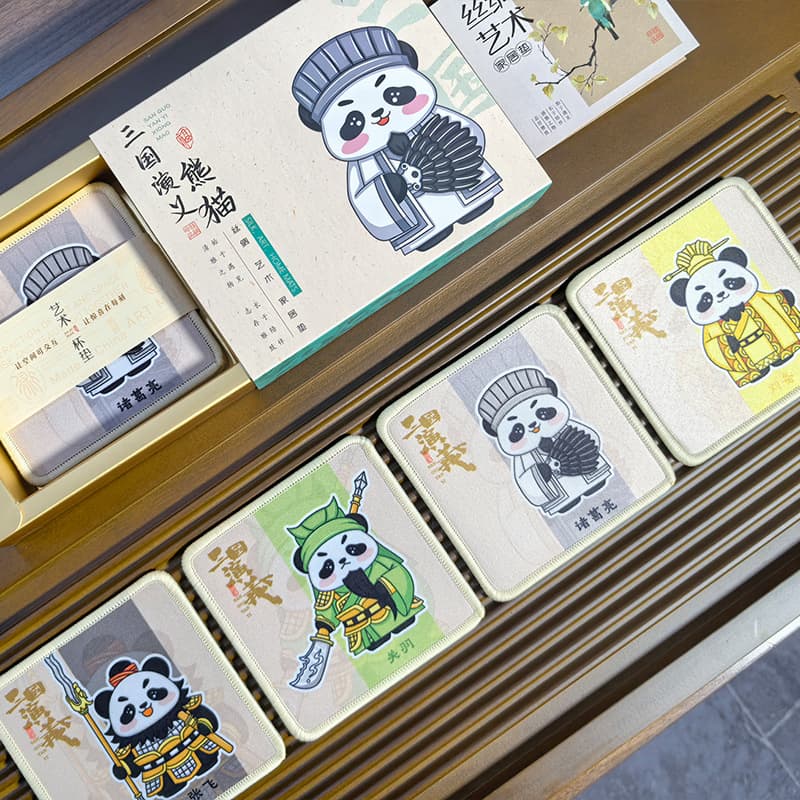Three kingdoms 4 pieces [gift box + gift bag + chinese and english]