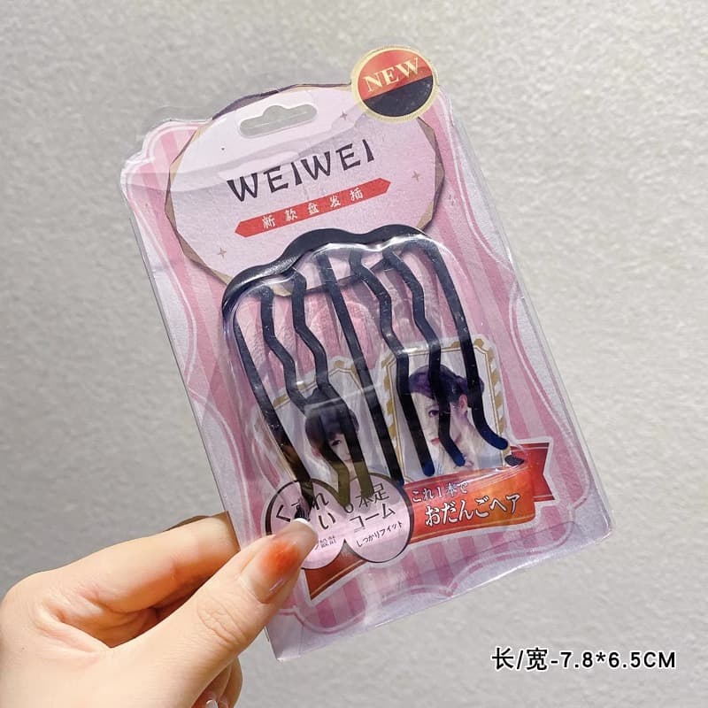 2#Small wavy hair fork