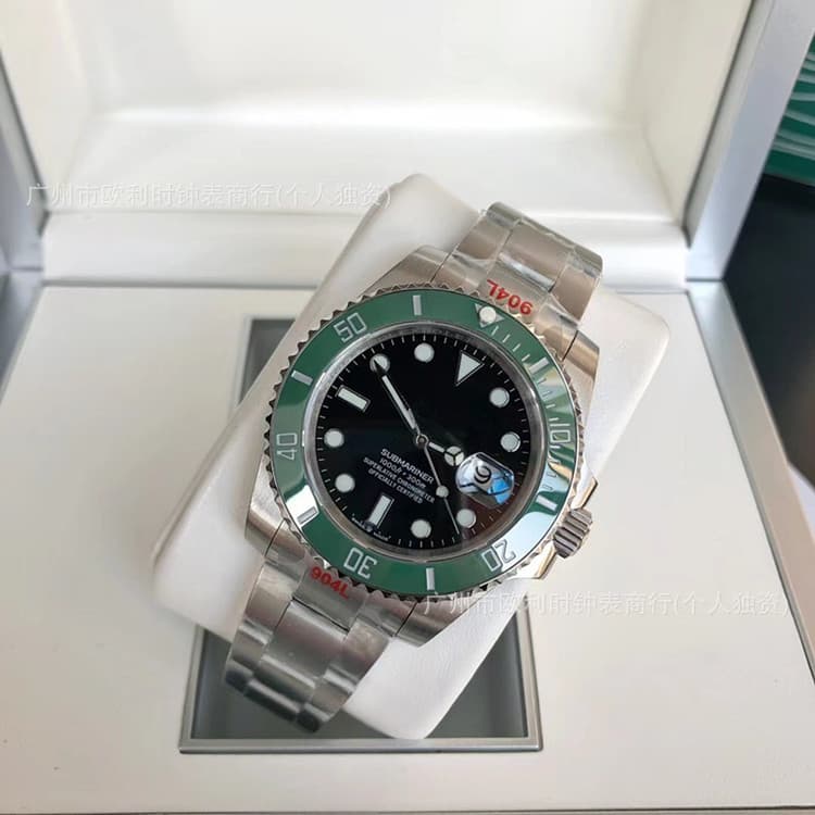 Steel belt green circle black plate