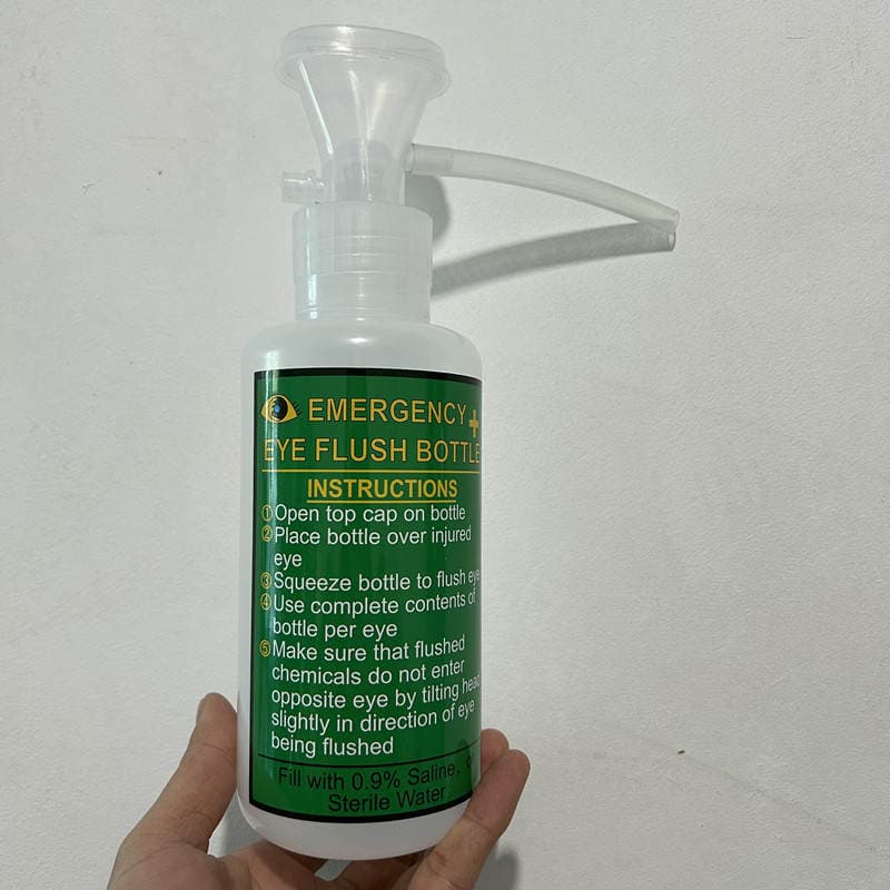 6670 Factory Inspection Emergency Skin Care Eye Wash Laboratory Eye Wash Bottle Wall-mounted Portable Eye Wash 500ML Eye Wash Bottle 2